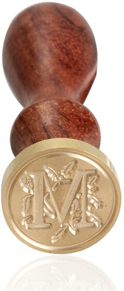 Houten Stempel met Letter M | Wax Seal | Stempelen